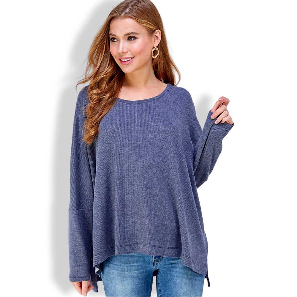 Caramela 'Thermo' Solid Knit Top